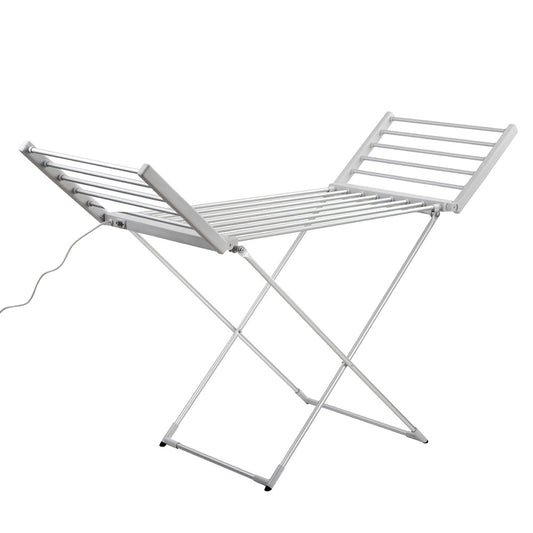 Devanti Electric Heated Towel Rail 18 Bars Freestanding Clothes Dryer