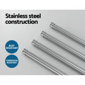 Stainless Steel Towel Rail 4 Bar Wall Mounted Swivel Rack Holder