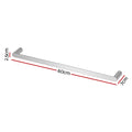 Towel Rail 600mm Wall Mounted Stainless Steel Single Bar