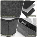 Artiss Under Bed Shoe Storage Containers X2 Box Organiser 12 Pairs Fabric Grey