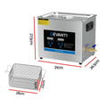 Devanti 10L Ultrasonic Cleaner 240W Timer Industrial Heater