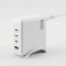 Devanti USB C Charger 100W Fast Charger 4 Port GaN Desktop Station White