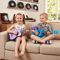 Alpha Ukulele Soprano Beginner Acoustic Small Guitar Kids Strings 21 Inch Purple