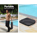 Instahut 3m Cantilever Umbrella Black Outdoor Patio Garden Base