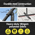 Instahut 3m Cantilever Umbrella Black Outdoor Patio Garden Beach Base