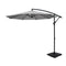 Instahut 3M Cantilever Umbrella UV Grey Garden Stand Base