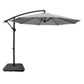 Instahut 3M Cantilever Umbrella UV Grey Garden Stand Base