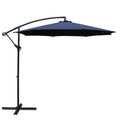 Instahut 3m Cantilever Umbrella Outdoor Navy Beach Patio Garden