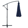 Instahut 3m Cantilever Umbrella Outdoor Navy Beach Patio Garden