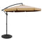 Instahut 3m Cantilever Umbrella Beige w/Base Garden Patio