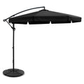 Instahut 3m Cantilever Umbrella Black Outdoor Garden Patio Base