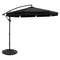 Instahut 3m Cantilever Umbrella Black Outdoor Garden Patio Base