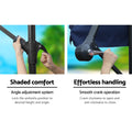 Instahut 3m Cantilever Umbrella Navy Garden Patio Base