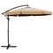 Instahut 3m Cantilever Outdoor Umbrella Garden Patio Beige