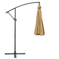 Instahut 3m Cantilever Outdoor Umbrella Garden Patio Beige