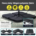 Instahut 3M Cantilever Umbrella LED Base Charcoal Garden Patio