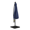 Instahut 3M Cantilever Umbrella LED Navy Garden Patio Base