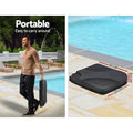 Instahut 3m Cantilever Umbrella Navy w/Base Garden Patio