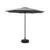 Instahut 2.7m Outdoor Umbrella w/Base Pole Stand Garden Sun Charcoal