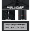 Instahut 2.7m Outdoor Umbrella with Base Pole Stand Garden Black