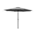 Instahut 2.7m Outdoor Umbrella Tilt Charcoal Garden Patio UV