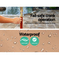 Instahut 3m Outdoor Umbrella Beige Pole Beach Patio Garden Sun Stand