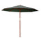 Instahut 3m Outdoor Umbrella Pole Beach Patio Garden Sun Stand Charcoal