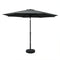 Instahut 3m Outdoor Umbrella Black UV Beach Garden Tilt Pole