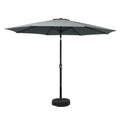 Instahut 3m Outdoor Umbrella Base Charcoal Garden Patio UV Tilt