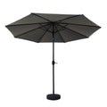 Instahut 3m Outdoor Umbrella Base Charcoal Garden Patio UV Tilt
