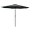 Instahut 3m Outdoor Umbrella Tilt Black Beach Garden Patio