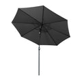 Instahut 3m Outdoor Umbrella Tilt Black Beach Garden Patio