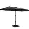 Instahut 4.57m Outdoor Umbrella Black w/Base Stand Tilt Garden