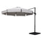 Instahut 3m Cantilever Umbrella Grey 360° Tilt Beach Roma Base