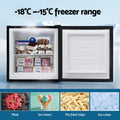 Devanti 31L Upright Freezer Black Vertical Small