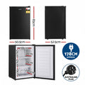 Devanti 81L Upright Freezer Fridge Black