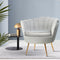 Artiss Velvet Armchair Grey Callista