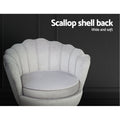 Artiss Velvet Armchair Grey Callista