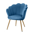 Artiss Velvet Armchair Blue Callista