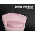 Artiss Velvet Armchair Pink Callista