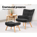 Artiss LANSAR Lounge Accent Chair Grey