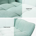 Artiss Armchair Linen Fabric Blue Accent Chair Sofa Seat