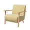Artiss Yellow Velvet Armchair Olie