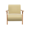 Artiss Yellow Velvet Armchair Olie