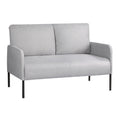 Artiss 2 Seater Sofa Armchair Linen Grey