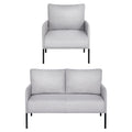 Artiss 4 Seater Sofa Set with Pillows Grey