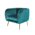 Artiss Velvet Armchair Green Accent Chair Lounge Sofa