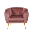 Artiss Velvet Armchair Pink Lounge Accent Chair Couch