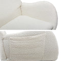 Artiss Rocking Chair Armchair Boucle White Pillow