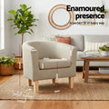 Artiss Abby Tub Armchair Beige
